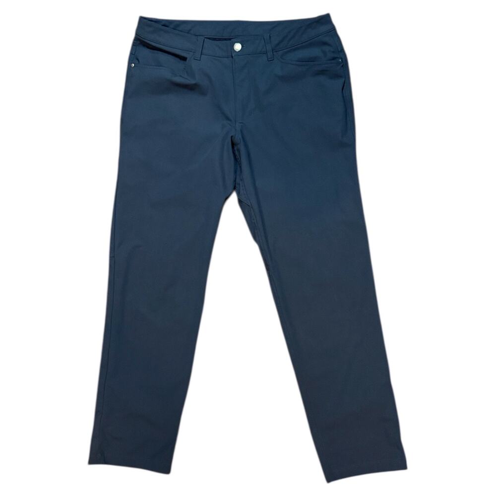 Lululemon ABC Pants Mens Charcoal Slim Fit Stretch Tech Chinos Size 34/31